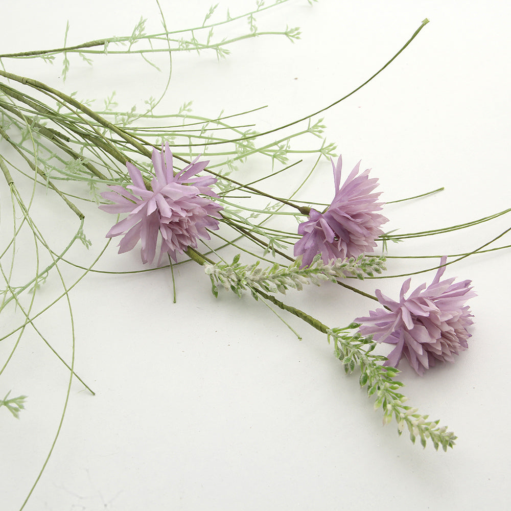 Bedroom Artificial Flowers Bouquet For Home Indoor Decor Wedding Office Store Flower Artificial Purple Flowers