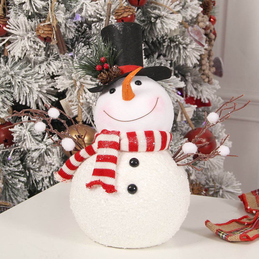 34CM Snowman Decorating Make a Snowman Winter Holiday Outdoor Decoration