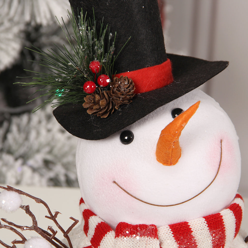 34CM Snowman Decorating Make a Snowman Winter Holiday Outdoor Decoration