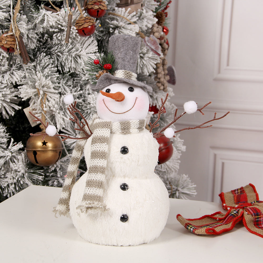 34CM Snowman Decorating Make a Snowman Winter Holiday Outdoor Decoration
