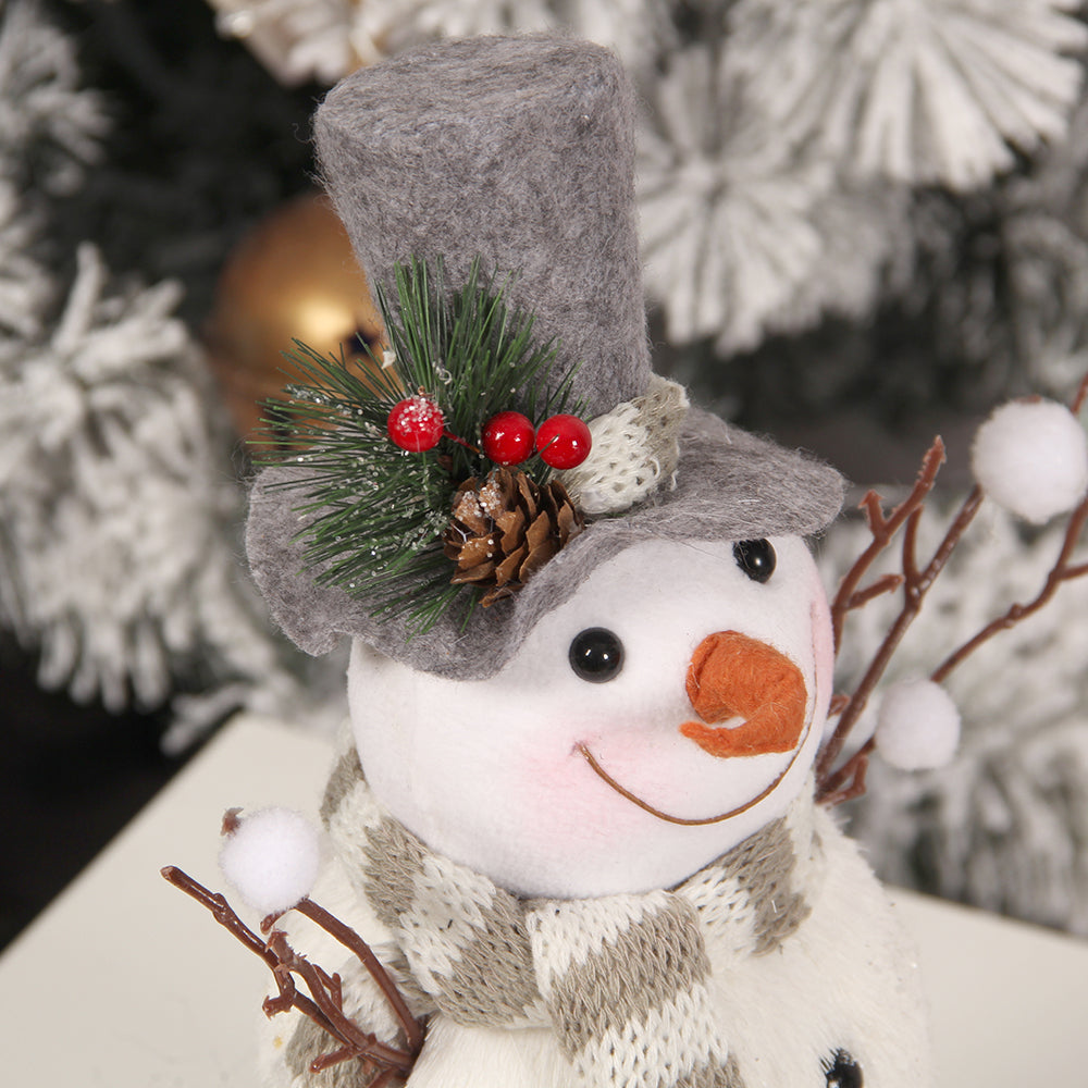 34CM Snowman Decorating Make a Snowman Winter Holiday Outdoor Decoration
