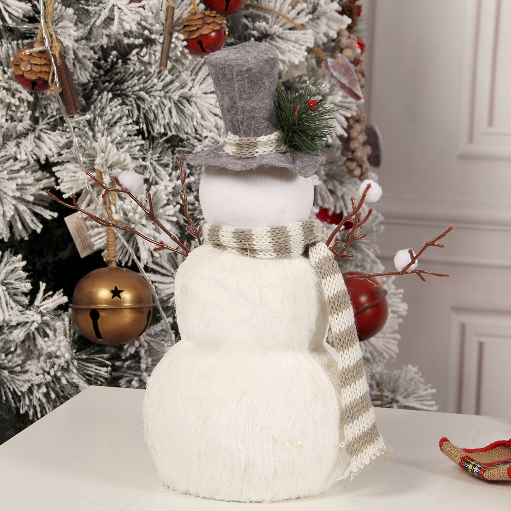 34CM Snowman Decorating Make a Snowman Winter Holiday Outdoor Decoration