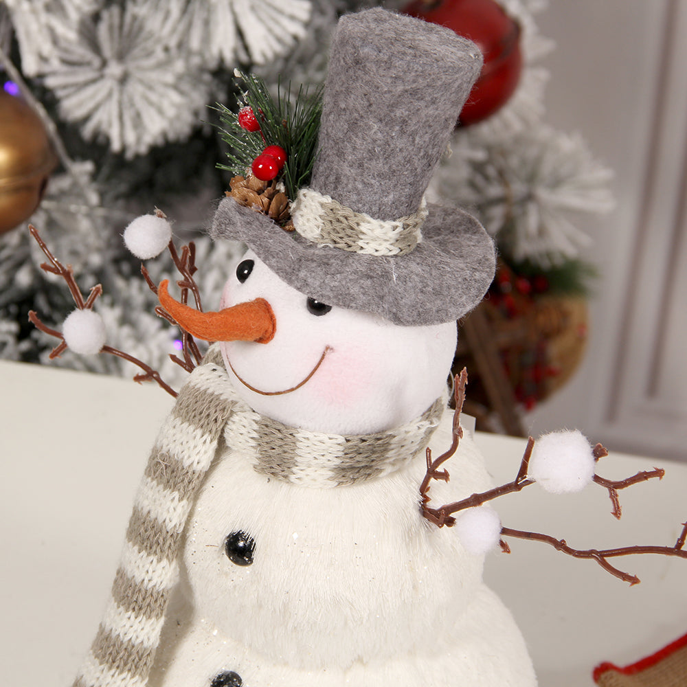 34CM Snowman Decorating Make a Snowman Winter Holiday Outdoor Decoration