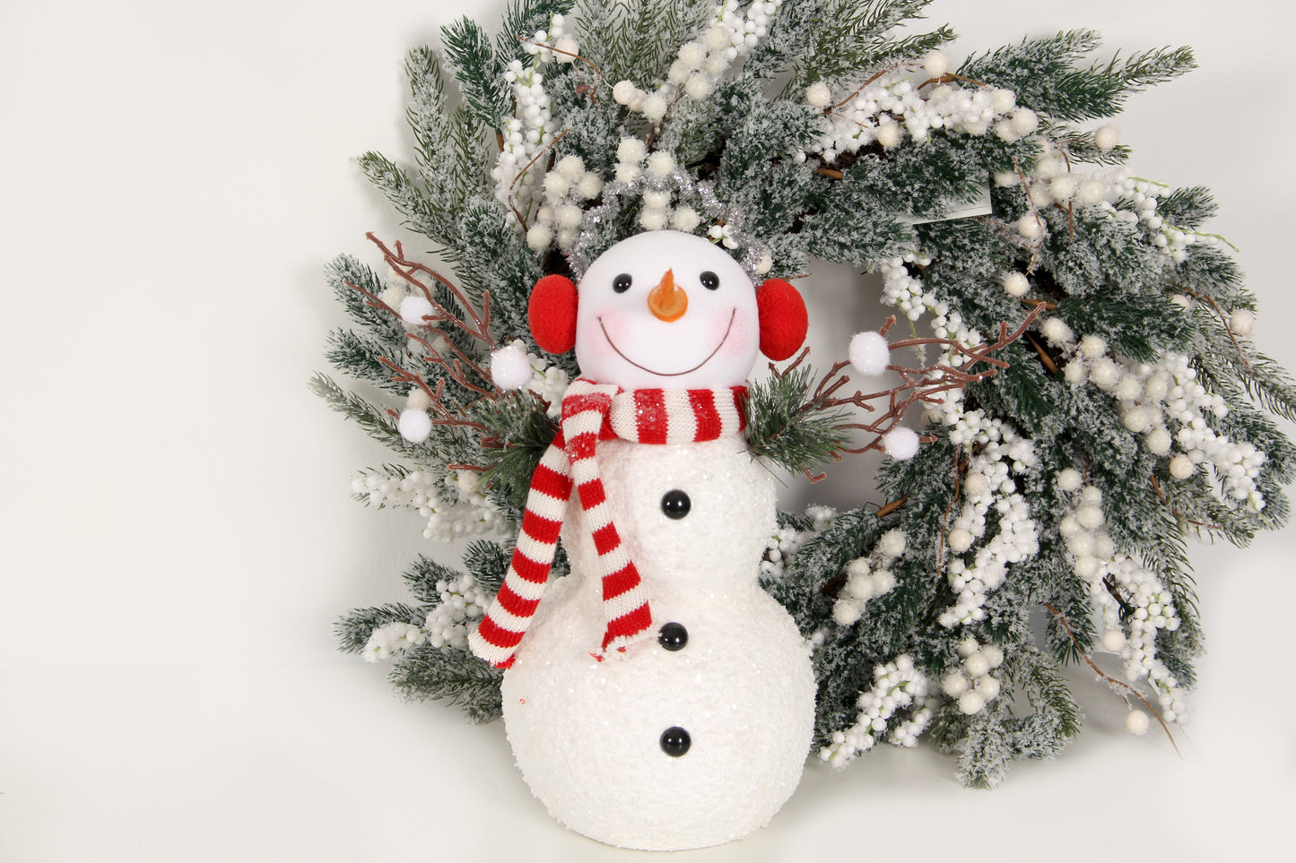 Snowman Felt Christmas DIY Christmas Snowman with Ornaments Christmas Wall for Kids toy