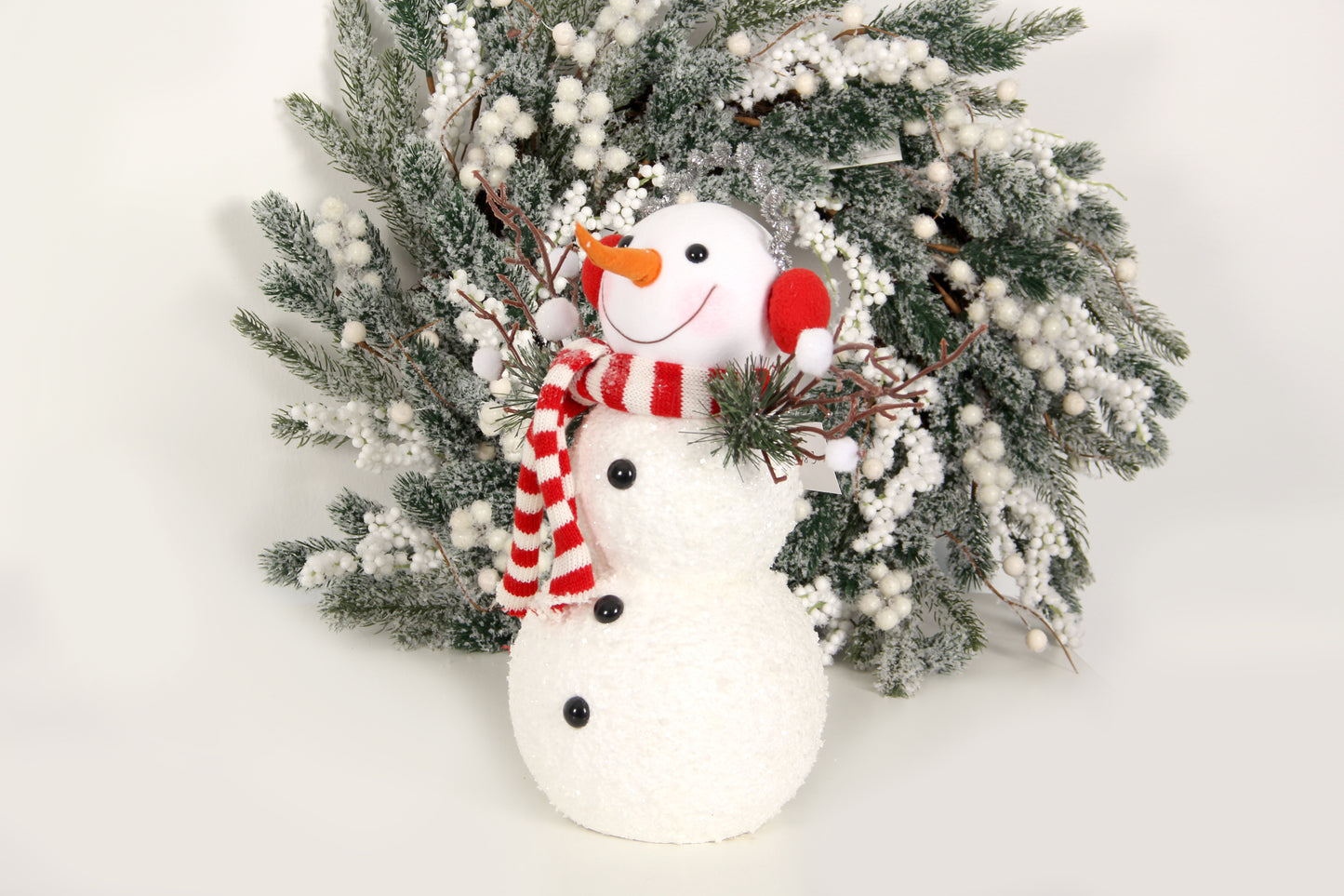 Snowman Felt Christmas DIY Christmas Snowman with Ornaments Christmas Wall for Kids toy