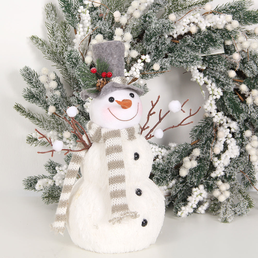 34CM Snowman Decorating Make a Snowman Winter Holiday Outdoor Decoration