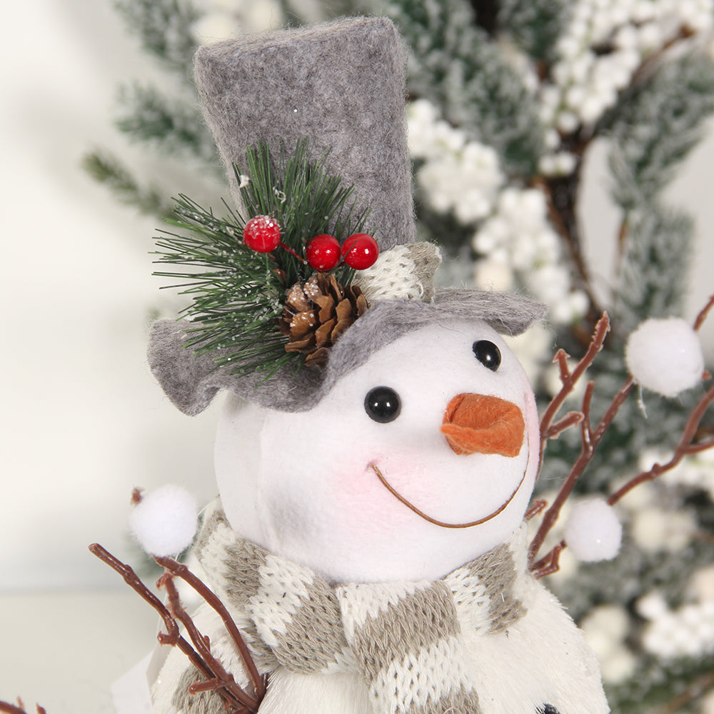 34CM Snowman Decorating Make a Snowman Winter Holiday Outdoor Decoration
