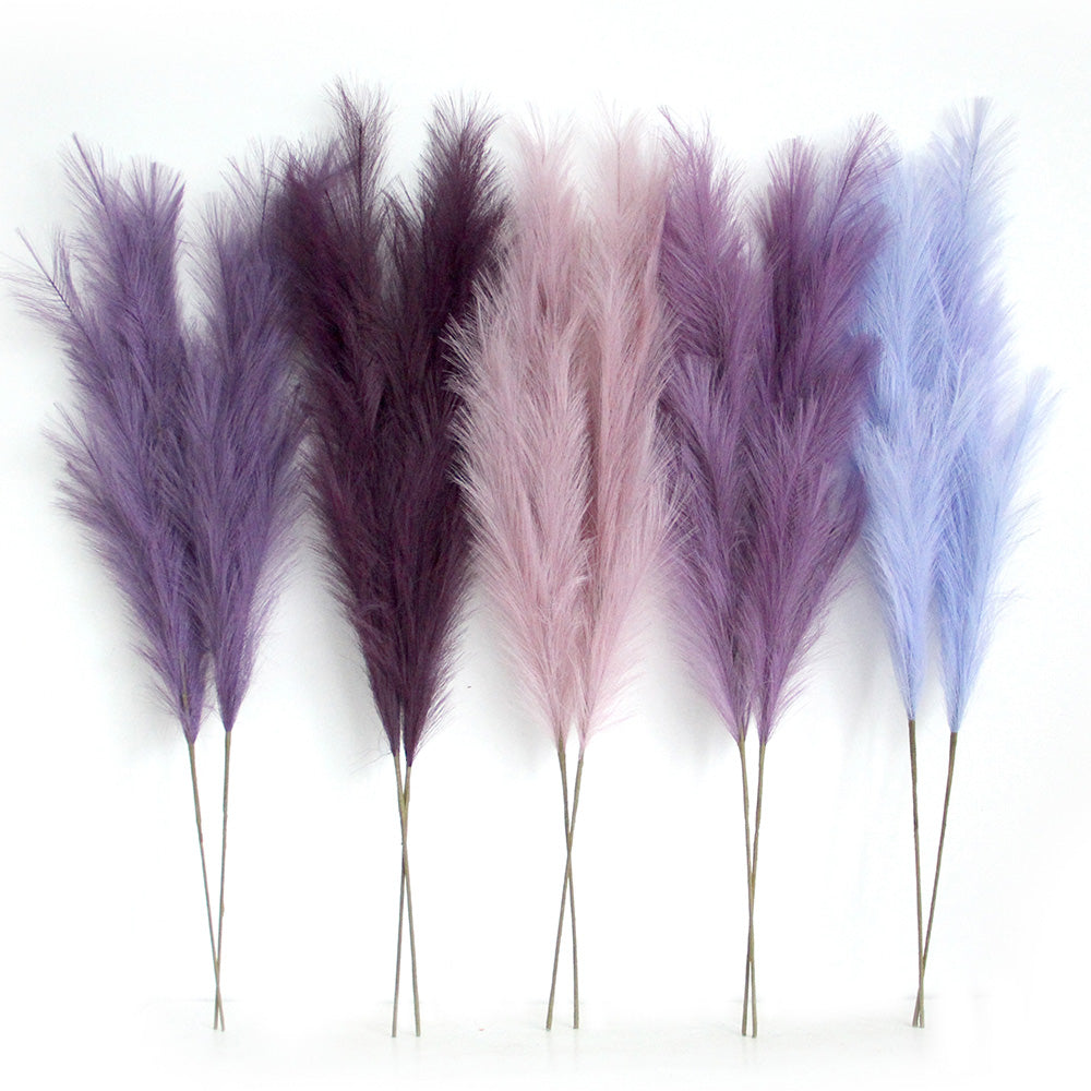 110cm colours 5 pcs a set artificial pampas grass for boho wedding home farmhouse decor