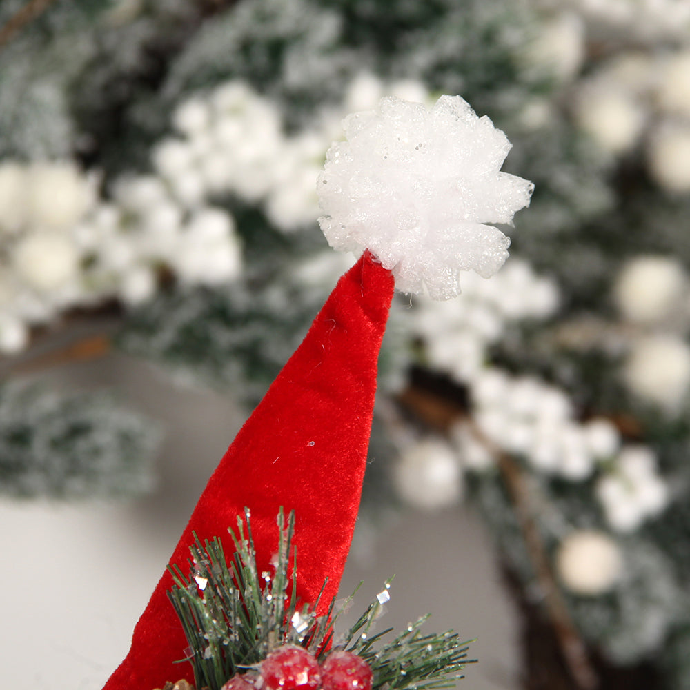 42 cm Santa with Christmas gift and decor
