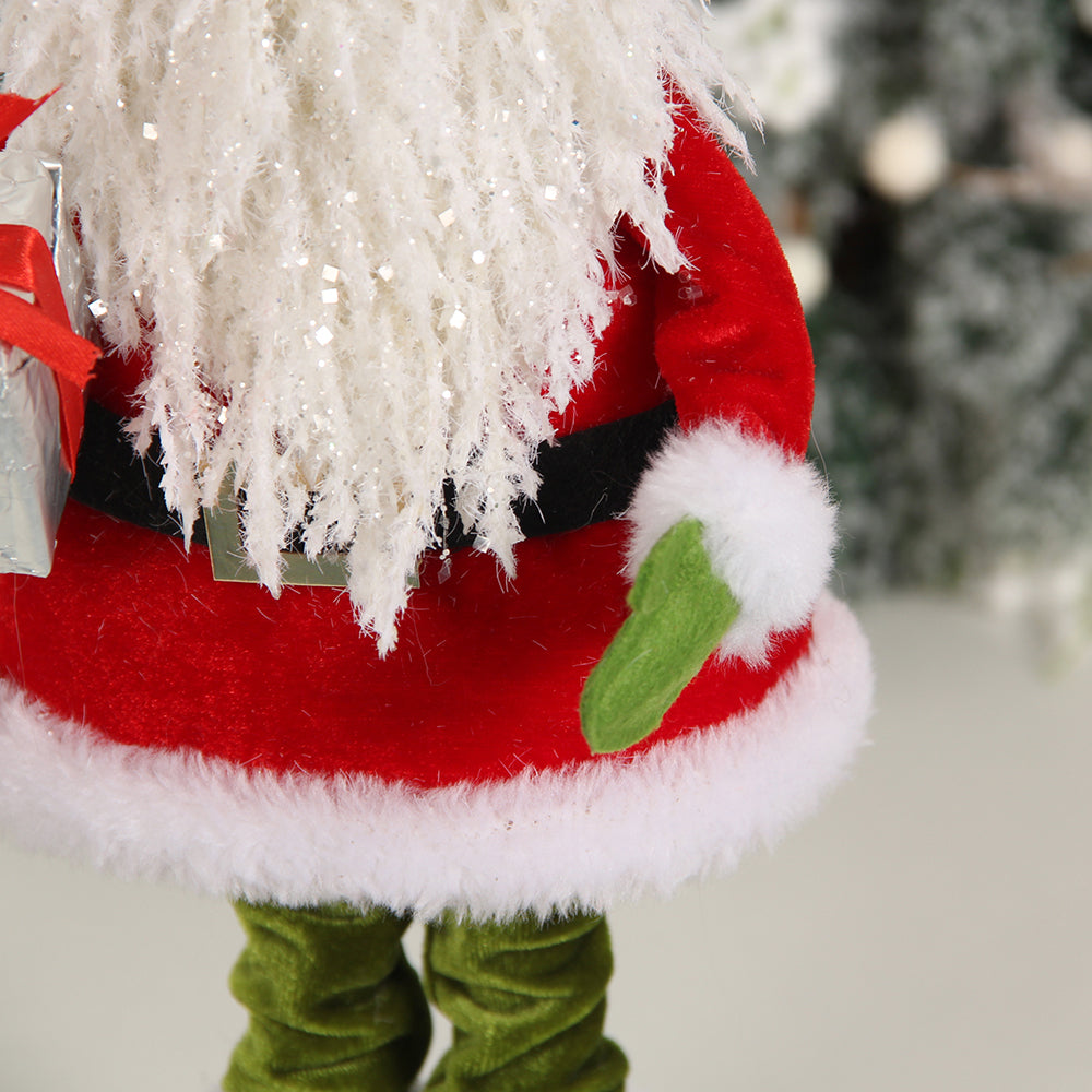 42 cm Santa with Christmas gift and decor