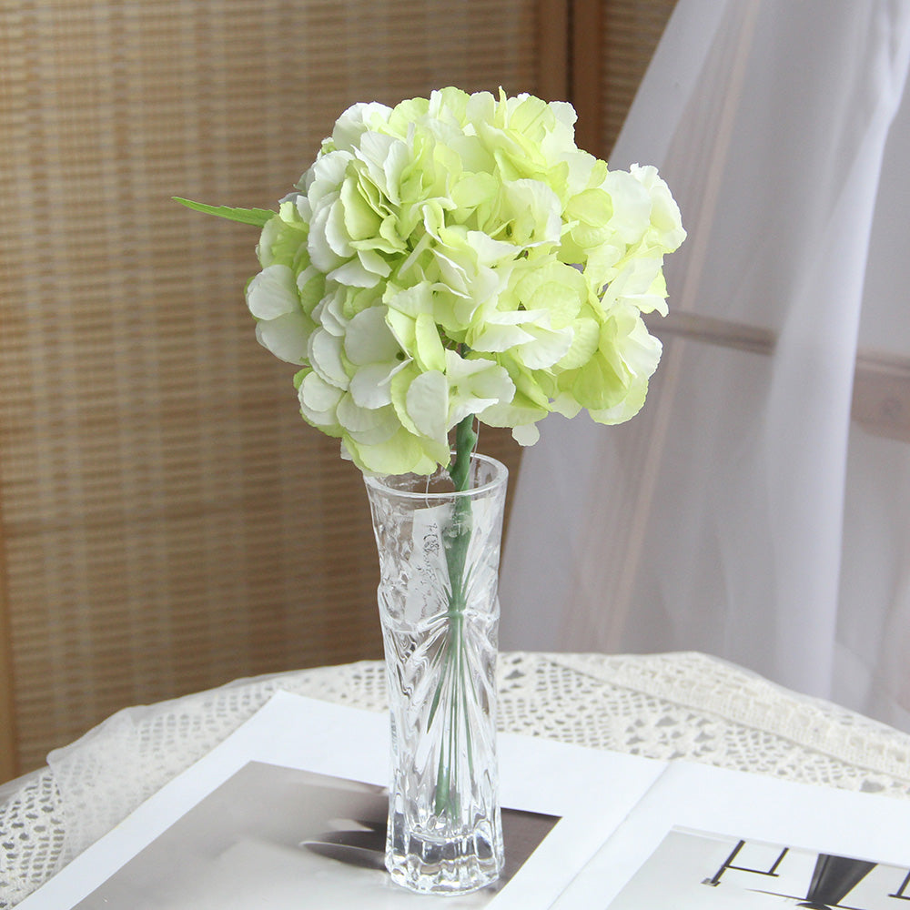 Hydrangea Silk Flower Artificial Hydrangea Silk Flowers Head for Wedding Centerpieces Bouquets DIY Floral Decor Home Decor