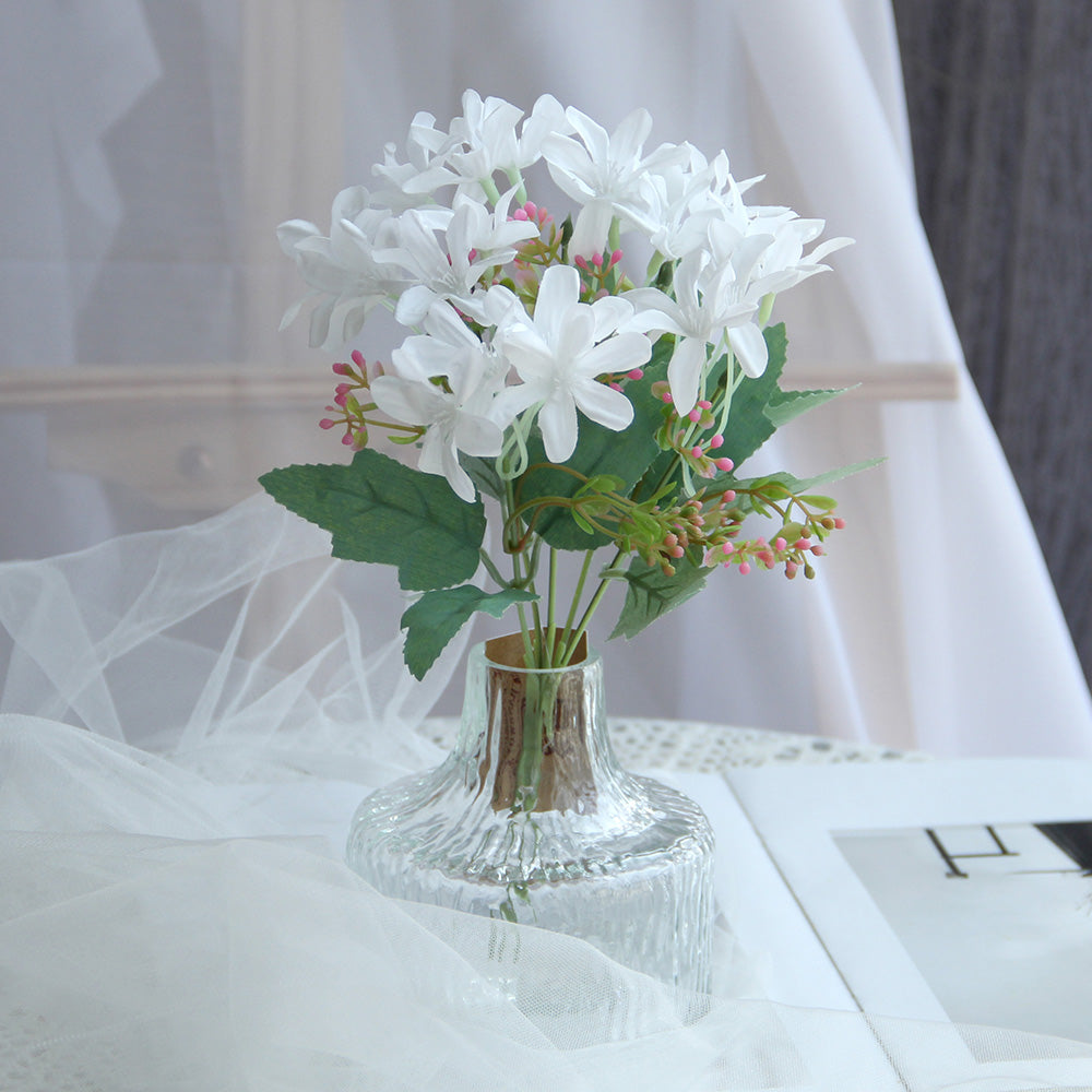 New Design 32cm Daffodils Bouquet Artificial Silk Flowers For Home Decoration Wedding Stage Decoration Bride Holding Flowers