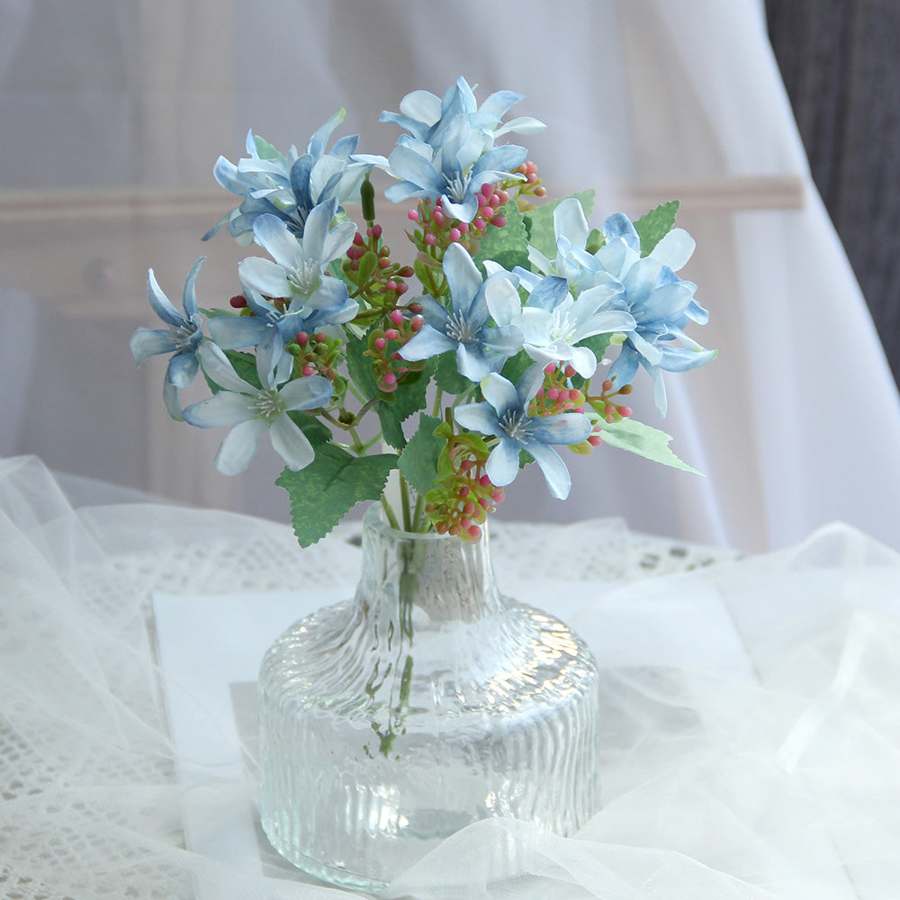 New Design 32cm Daffodils Bouquet Artificial Silk Flowers For Home Decoration Wedding Stage Decoration Bride Holding Flowers
