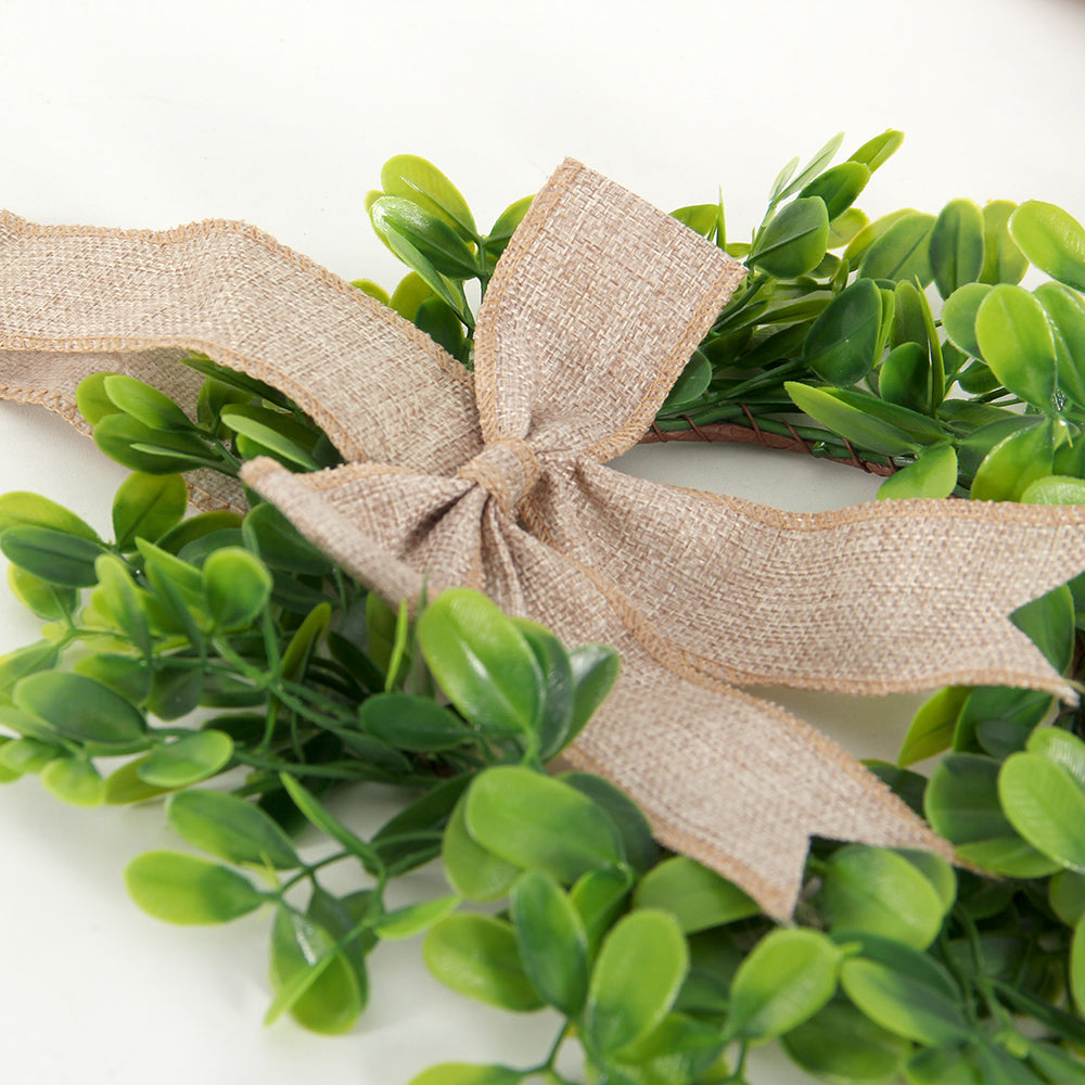 burlap faux Kitchen Cabinet Wreath christmas home and chicken decoration items greeny wreath artificial flower