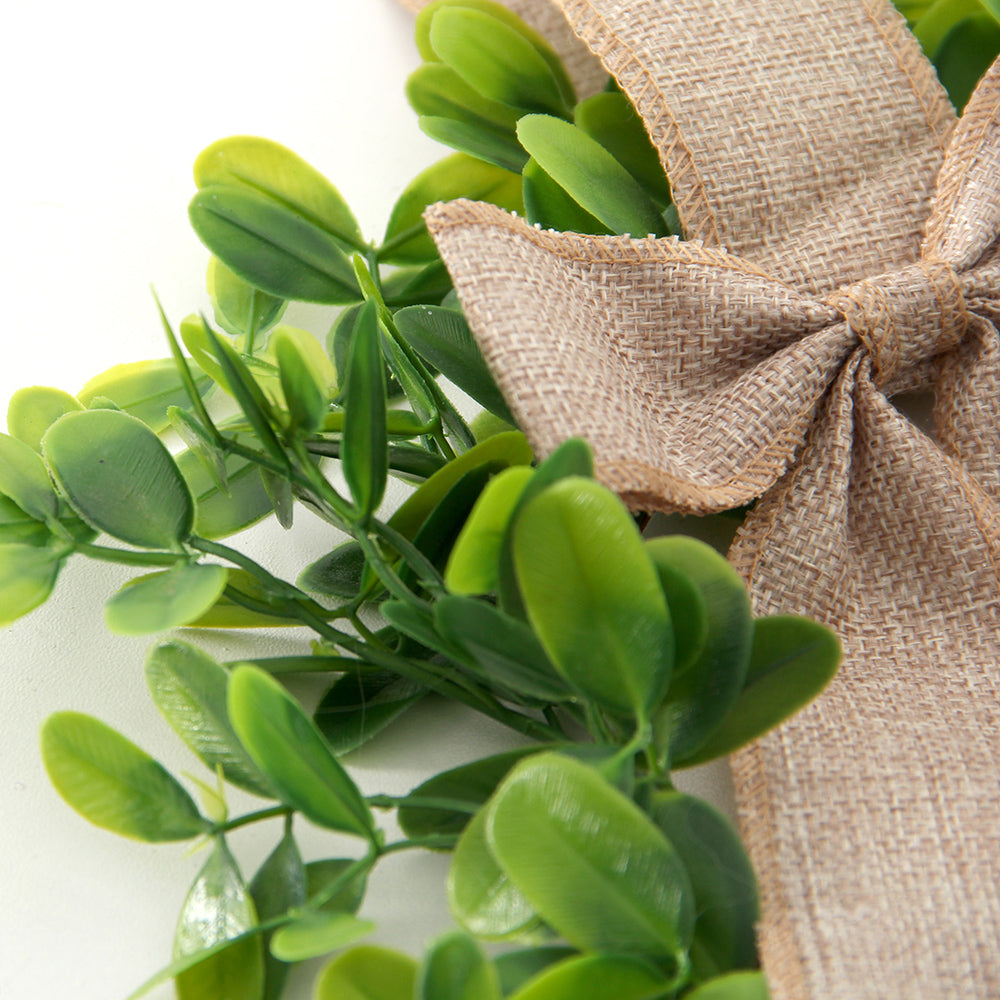 burlap faux Kitchen Cabinet Wreath christmas home and chicken decoration items greeny wreath artificial flower