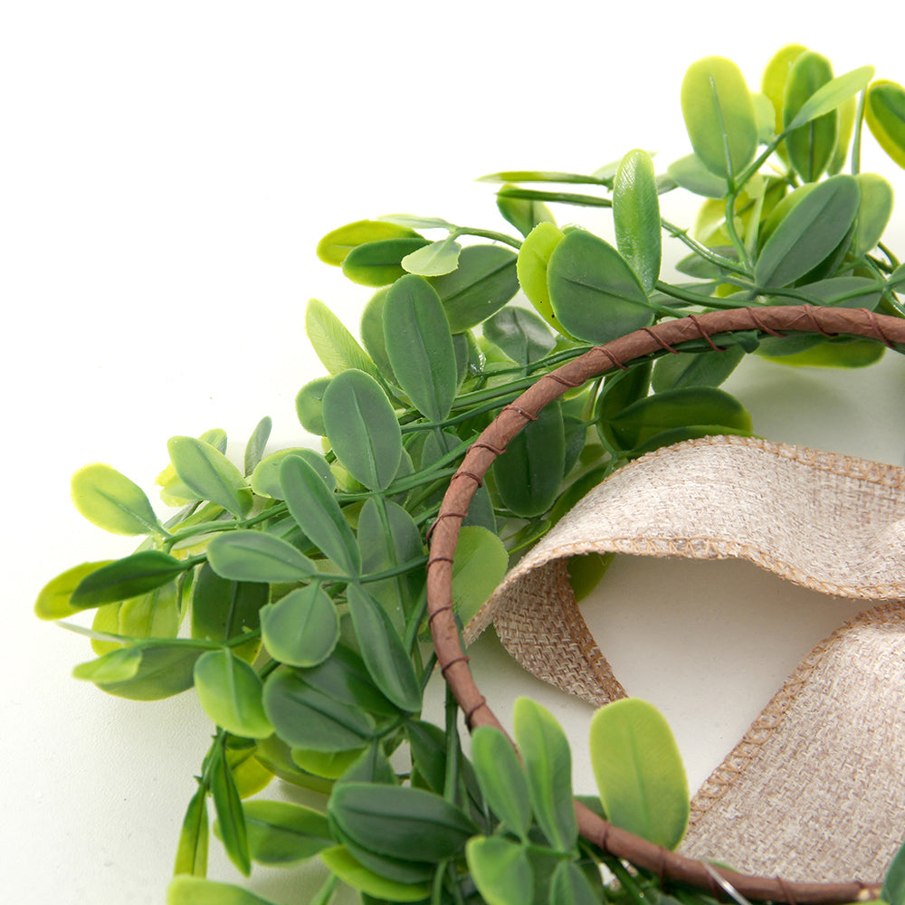 burlap faux Kitchen Cabinet Wreath christmas home and chicken decoration items greeny wreath artificial flower