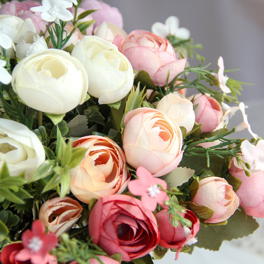 Hydrangeas Flowers Artificial Wedding Artificial Christmas Wedding Decoration Flowers Artificial Decorative Flowers Floral Spray Artificial Flower Spring
