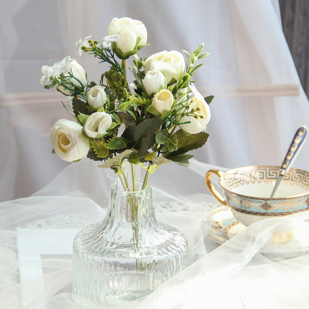 Hydrangeas Flowers Artificial Wedding Artificial Christmas Wedding Decoration Flowers Artificial Decorative Flowers Floral Spray Artificial Flower Spring