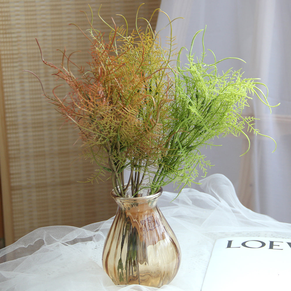 Artificial Grass Flower Plants 30cm fern bush artificial flower for Everyday Decorations