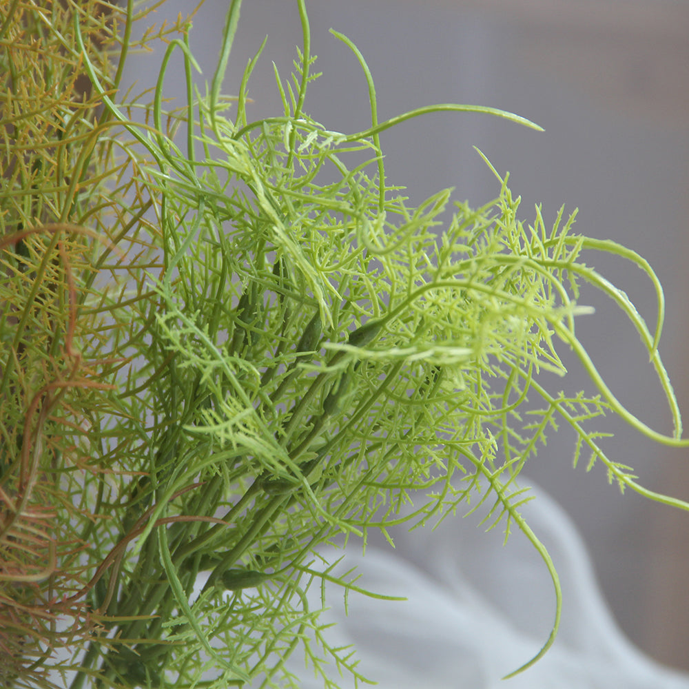 Artificial Grass Flower Plants 30cm fern bush artificial flower for Everyday Decorations
