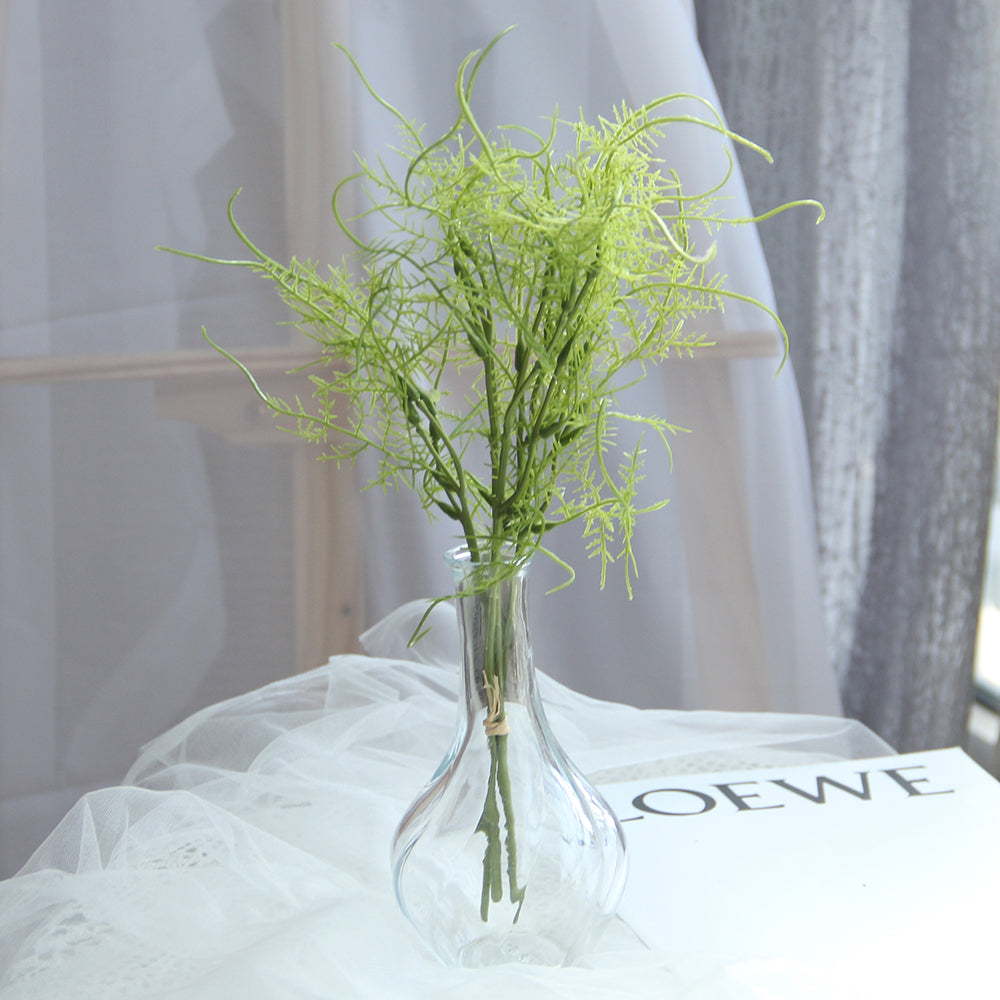 Artificial Grass Flower Plants 30cm fern bush artificial flower for Everyday Decorations