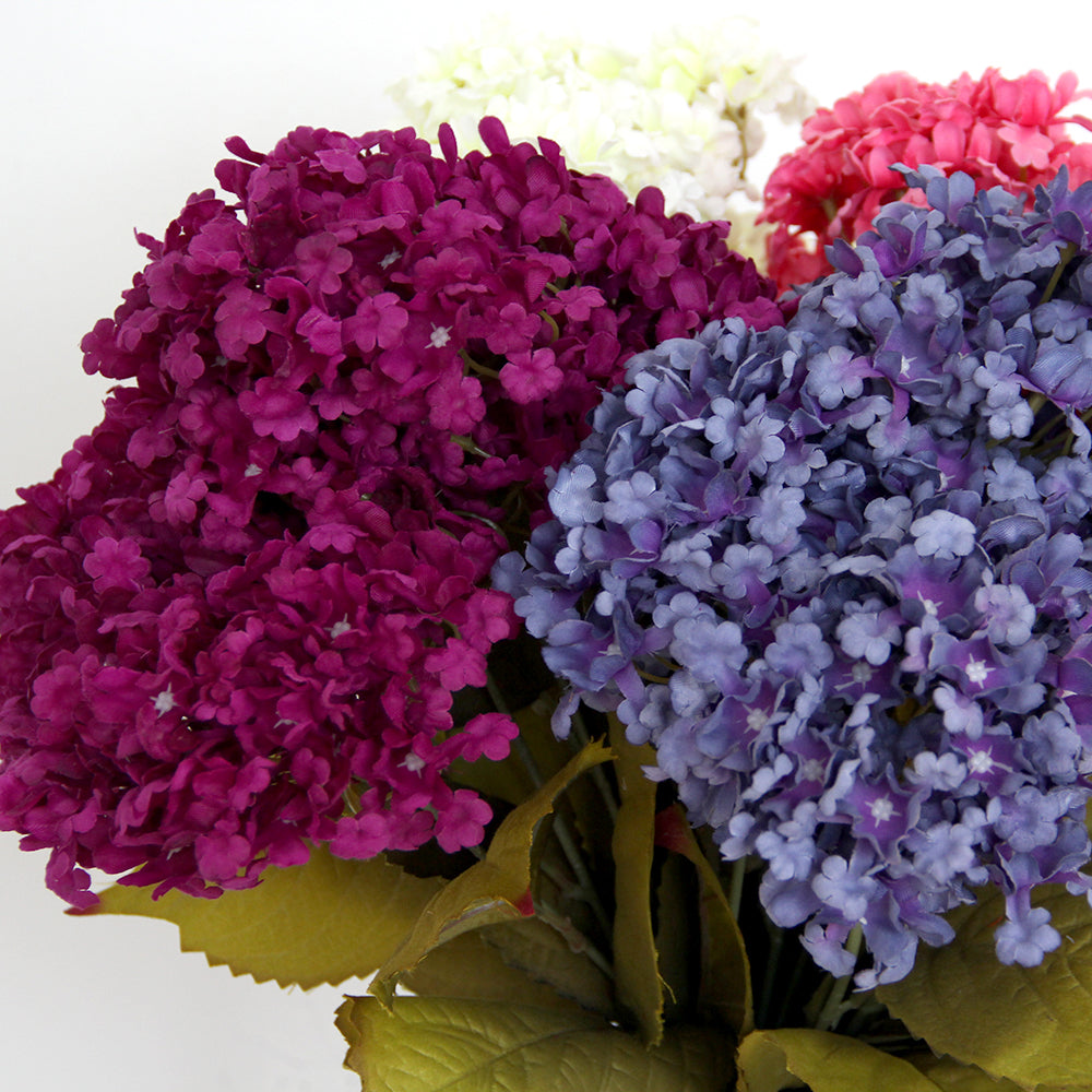 Popular 58CM Silk Hydrangea Spray Artificial Flower Home Decoration for Wedding Decoration