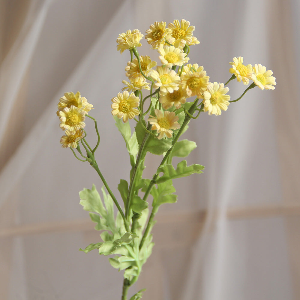 Hand Made 43cm Mini Daisy Spray Artificial Flower Spring and Autumn Decorative Flowers for Wedding Home Hotel Decorations