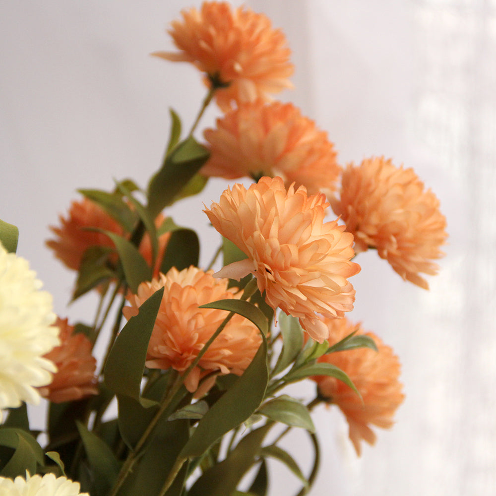 Ins Style Dandelion Artificial Chrysanthemum Ball Artificial Chrysanthemum Bunch Home Decoration Artificial Flowers