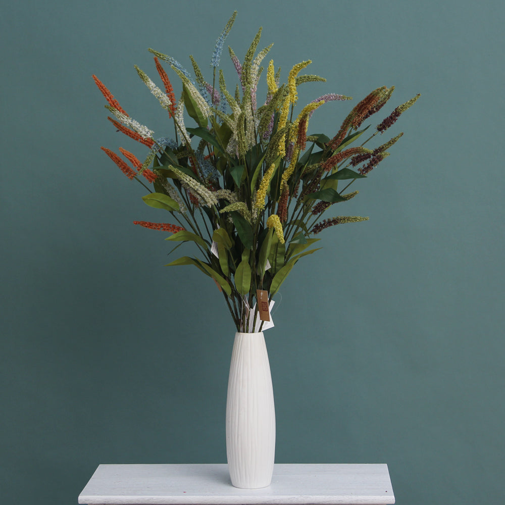 Factory Wholesale 86cm Eight Heads of Sage Artificial Flower Decorative Flowers for Wedding Home Decoration