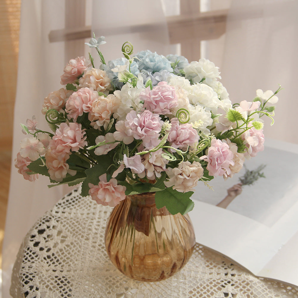 New Arrival Colorful Silk Large Artificial Flower Heads Wholesale Artificial Flower Rose Flower For Wedding Decoration