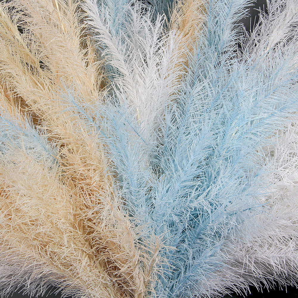 Modern Luxury Lifelike Artificial Pampas Grass 110CM Pampas Grass Decor For Wedding Party Home Store Decor