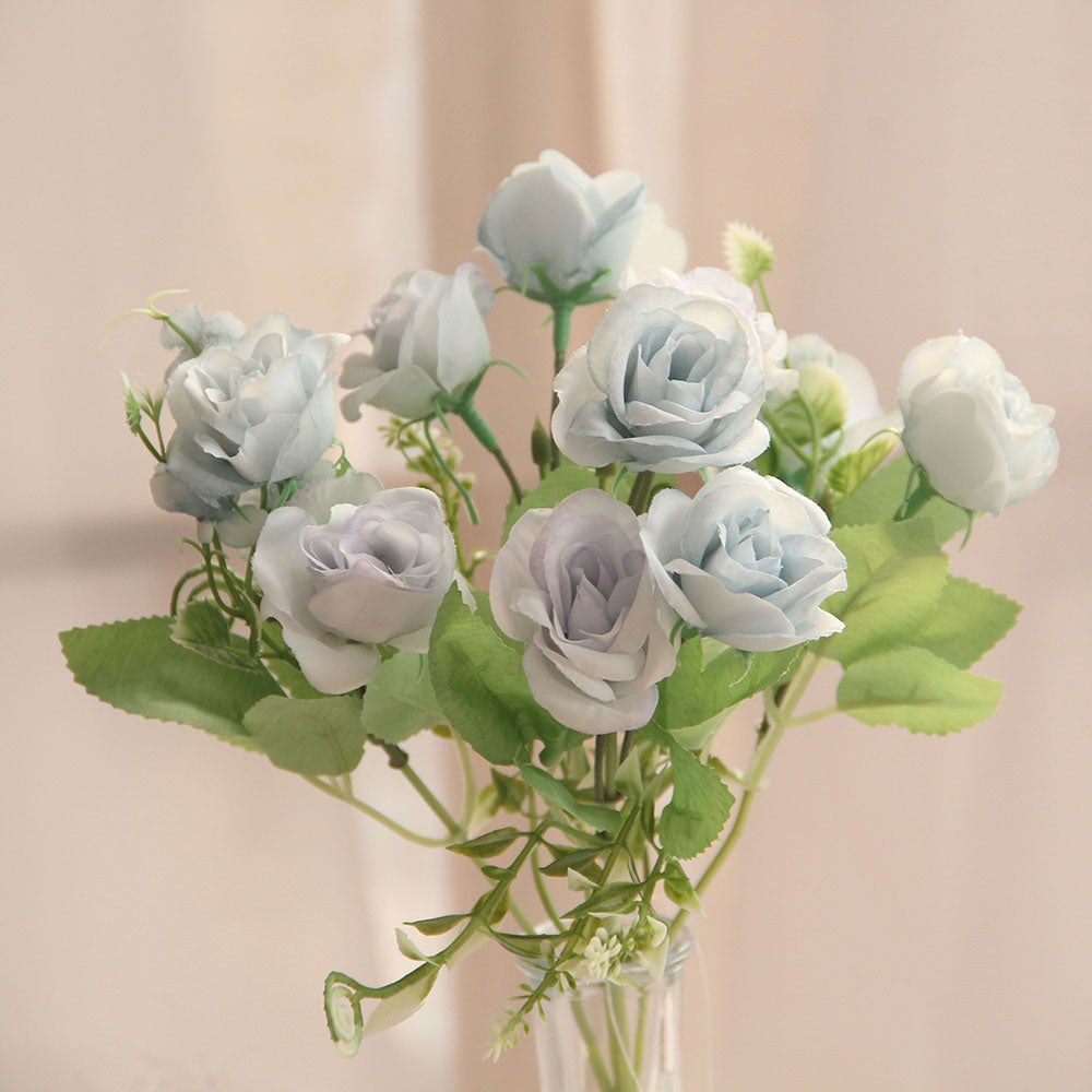 Transworld Classic Artificial Rose Flowers Bunching Spring Roses For Wedding Table Centerpieces Decoration Floral Arrangement