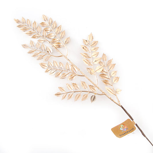 50cm gold leaf picks Christmas decorations