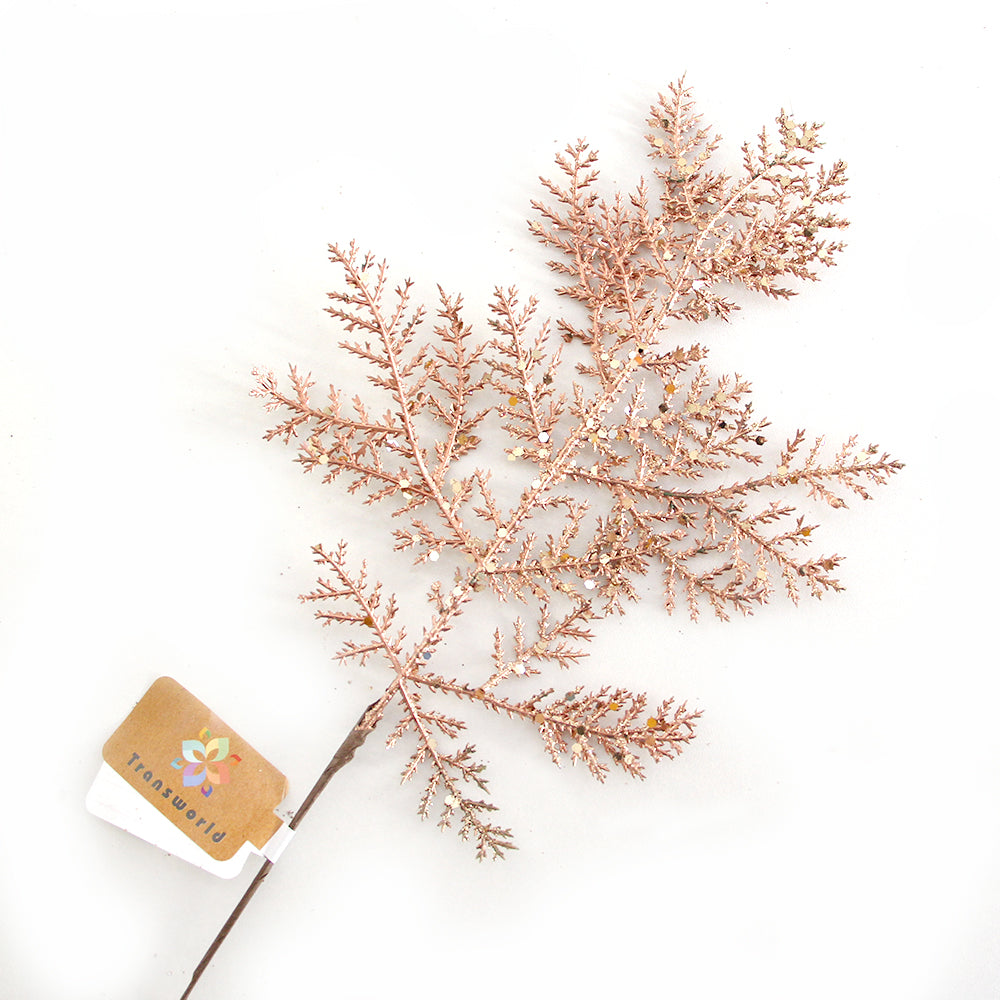 43cm gold picks leaf Christmas decorations