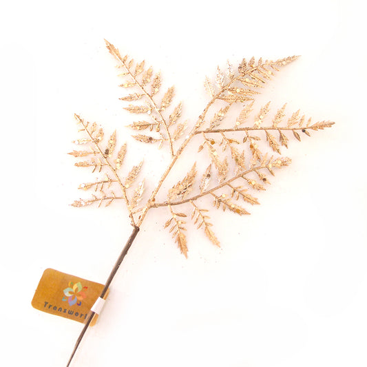 40cm gold leaf picks Christmas decorations