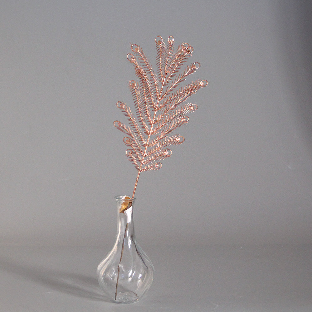 Wholesale Christmas Picks Golden Pick/Spray 43cm Glittered Leaf Gold Branches for Party & Holiday Supplies