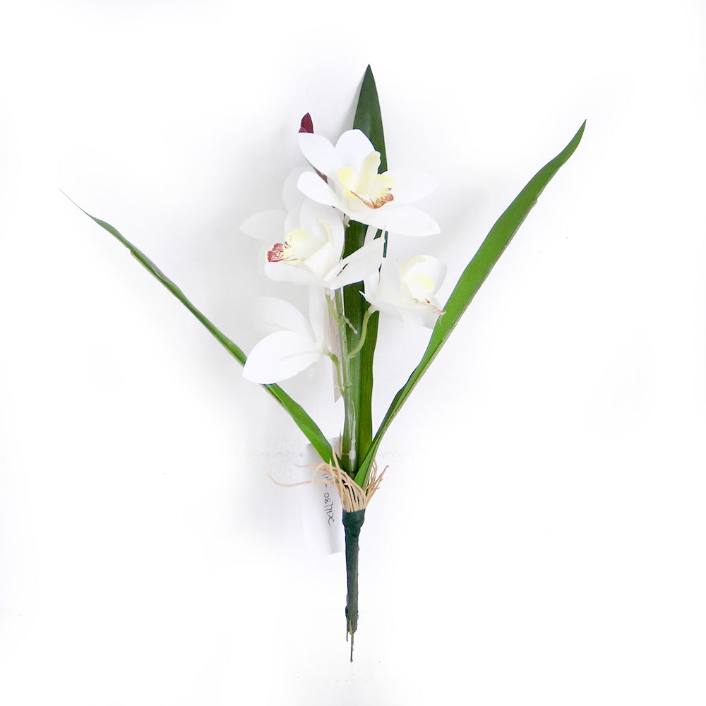 31cm 3D cymbidium orchid artificial flower home decoration