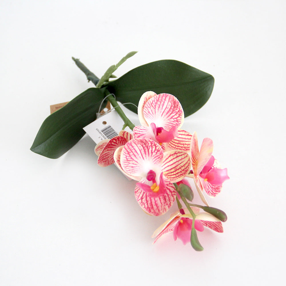 44cm 3D 6 flowers mini orchid artificial flower home decoration