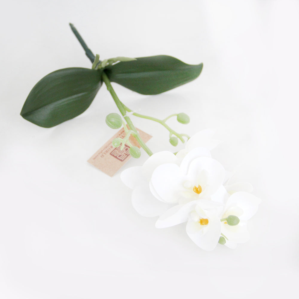 High Quality 3D 5heads Phalaenopsis Mini Artificial Flowers Orchid for Wedding Home Decoration
