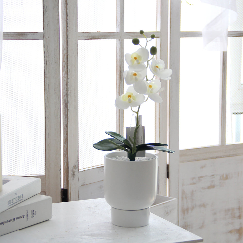 37cm 3D small 5 flowers butterfly orchid artificial flower home decoration