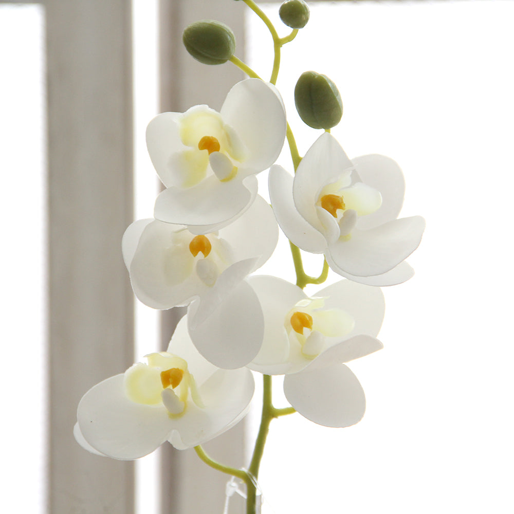 37cm 3D small 5 flowers butterfly orchid artificial flower home decoration
