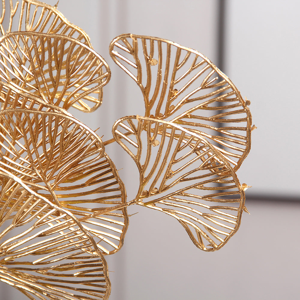 Gold Vase Pick Golden Circular Vase Set Spray With a Bendable Wire Suitable for All Events gold pick