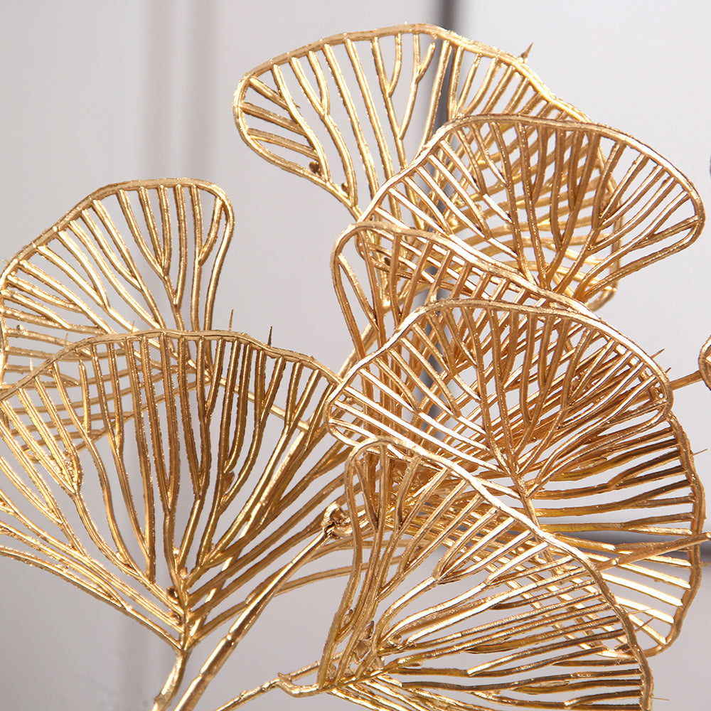 Gold Vase Pick Golden Circular Vase Set Spray With a Bendable Wire Suitable for All Events gold pick