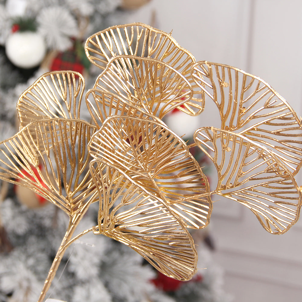 Gold Vase Pick Golden Circular Vase Set Spray With a Bendable Wire Suitable for All Events gold pick