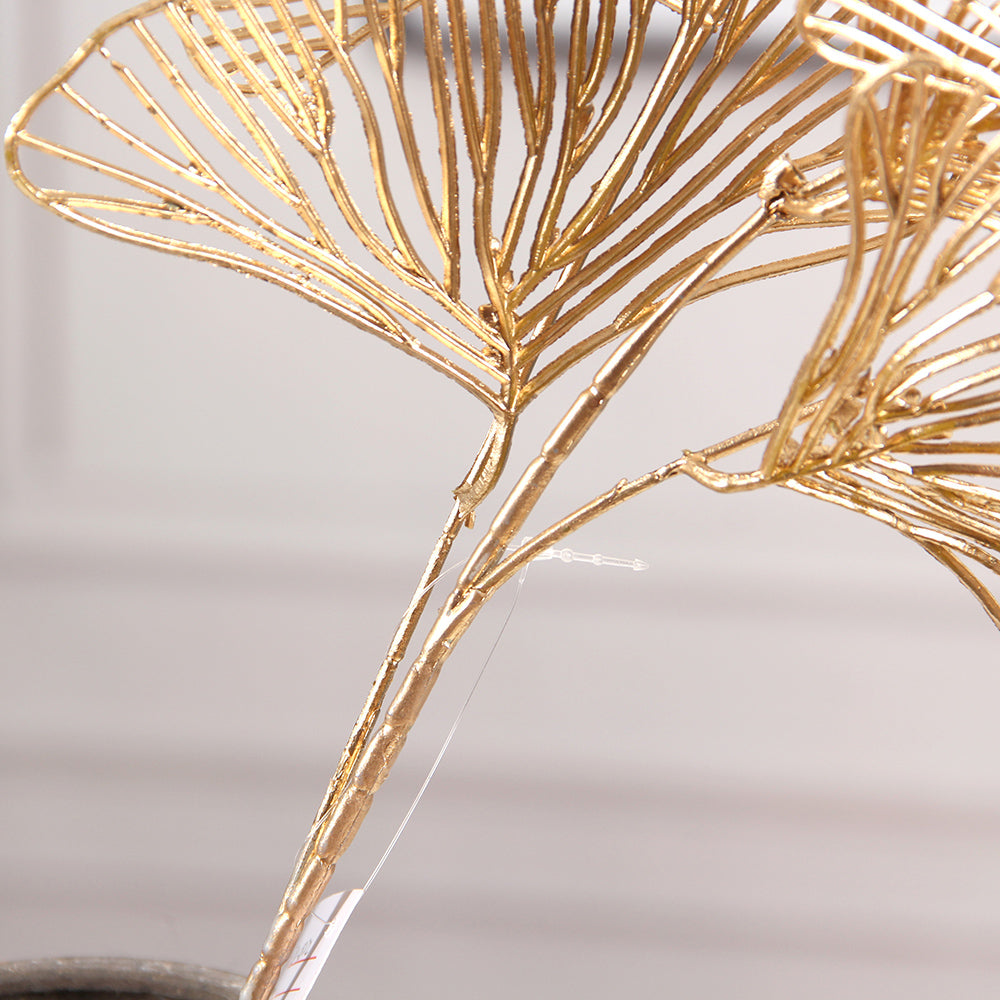 Gold Vase Pick Golden Circular Vase Set Spray With a Bendable Wire Suitable for All Events gold pick