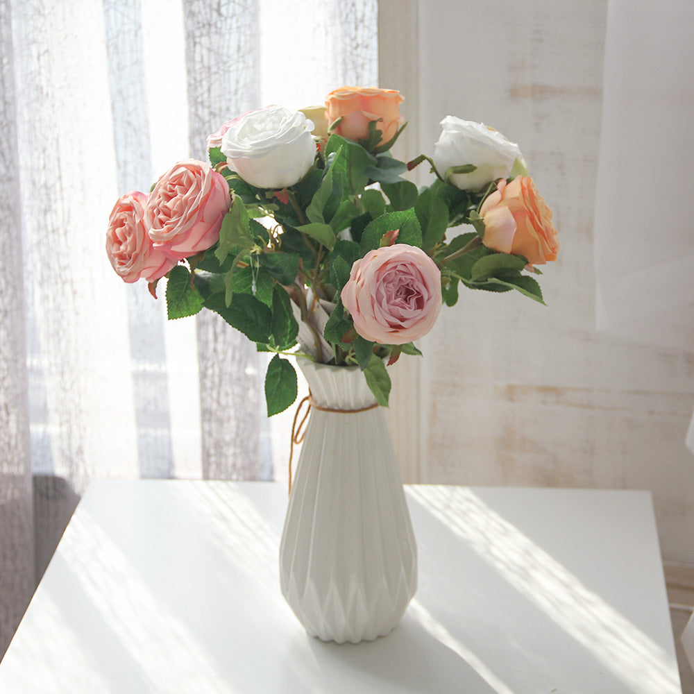 44cm Single Headed Tineke Rose Spray Artificial Flower Home Decoration Valentine's Day Decoration