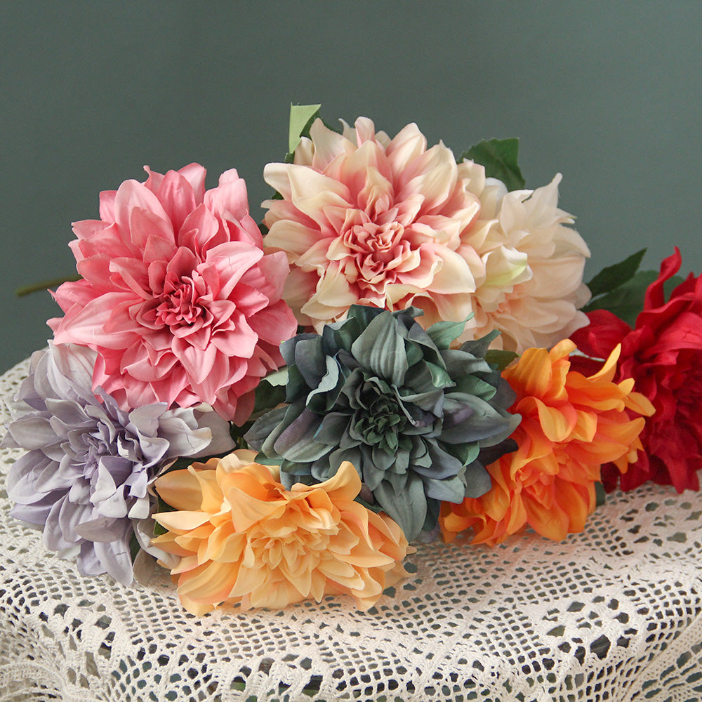 60CM Large Natural Beauty Silk Chrysanthemums Colorful Artificial Flower Home Decoration