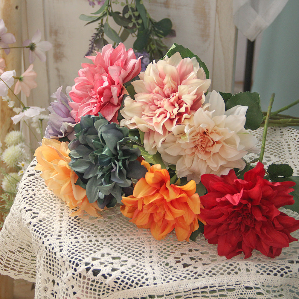 60CM Large Natural Beauty Silk Chrysanthemums Colorful Artificial Flower Home Decoration