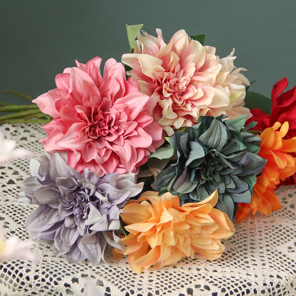 60CM Large Natural Beauty Silk Chrysanthemums Colorful Artificial Flower Home Decoration