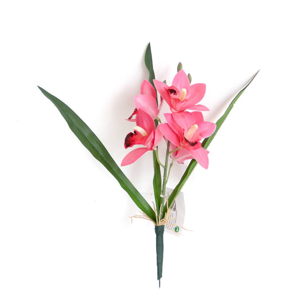 31cm 3D cymbidium orchid artificial flower home decoration